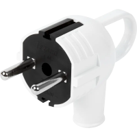 Вилка с заземлением, с ручкой