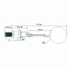 Клапан поплавковый G3/4 пластик шар, L= 315 мм Клапан поплавковый G3/4 пластик шар, L= 315 мм