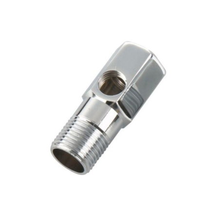 JG Адаптер (тройник) 1/2"НР-1/4"ВР-1/2"ВР, металл