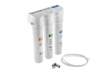 Бытовая система Гейзер Смарт с быстросъемными модулями для жесткой воды (без крана)