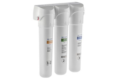 Бытовая система Гейзер Смарт с быстросъемными модулями для жесткой воды (без крана)