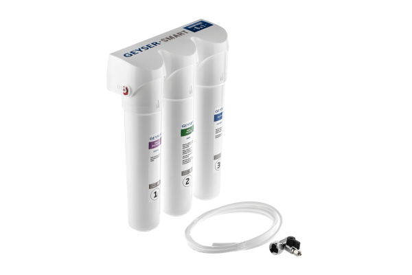 Бытовая система Гейзер Смарт с быстросъемными модулями для мягкой воды (без крана)