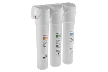 Бытовая система Гейзер Смарт с быстросъемными модулями для жесткой воды