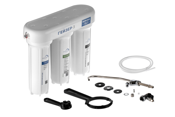 Бытовая система Гейзер 3 ИВЖ Люкс для жесткой воды кран 6