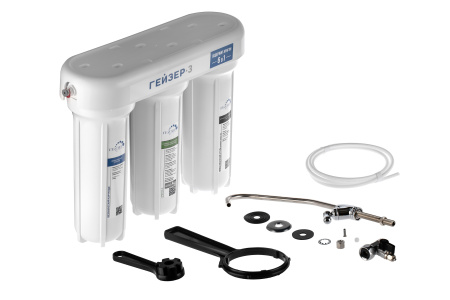 Бытовая система Гейзер 3 ИВЖ Люкс для жесткой воды кран 6