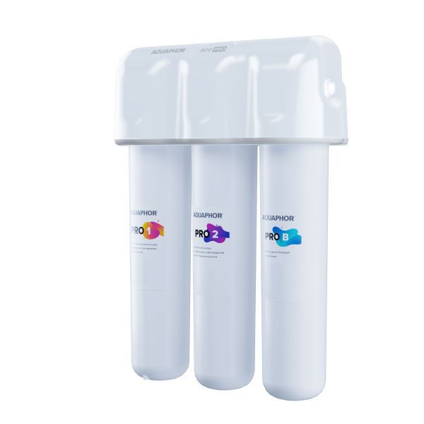 Корпусная система очистки воды Аквафор Кристалл ЭКО Pro