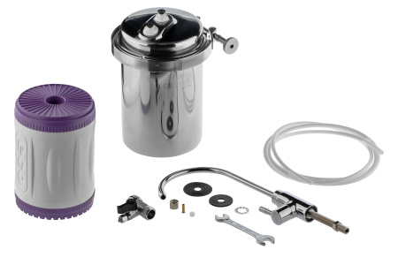 Бытовая компактная система очистки воды Гейзер ЭКО для жесткой воды