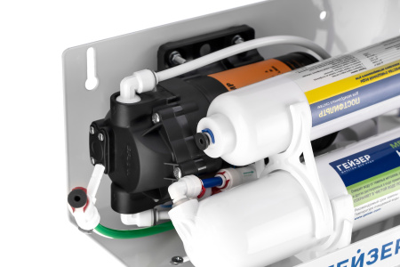 Бытовая система с нанофильтрацией Гейзер Нанотек П с помпой бак 12л