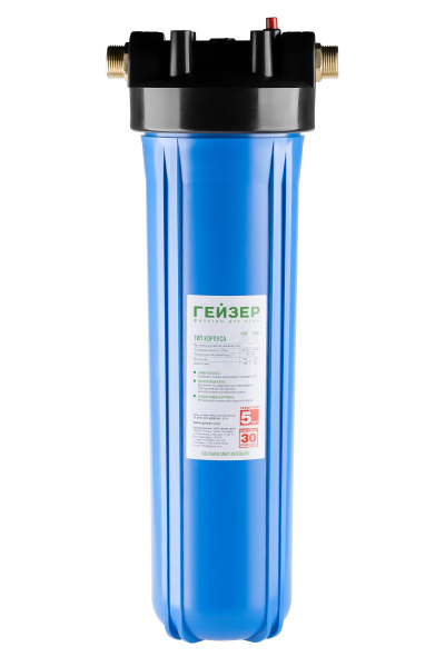 Бытовой магистральный фильтр Гейзер Джамбо 20 для холодной воды