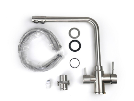 Сместитель с отдельным краном питьевой воды Гейзер Инга