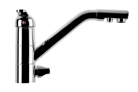 Смеситель для кухни Гейзер Cascade с подключением к фильтру с питьевой водой