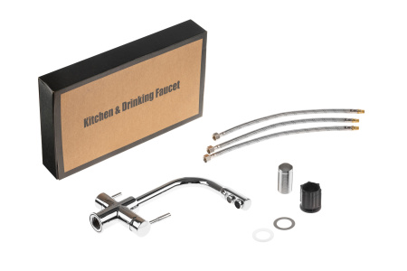 Смеситель для кухни Гейзер Lux с подключением к фильтру с питьевой водой