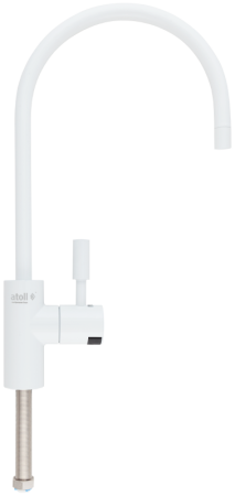 Кран рычажковый atoll A-8883-WE LED (белый)