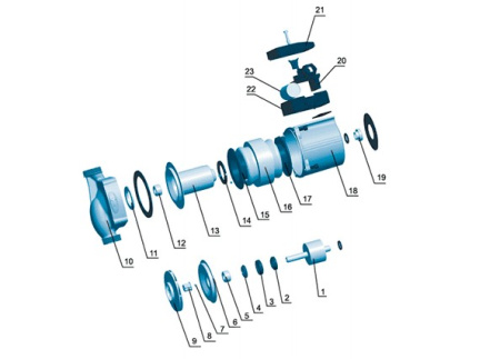 Насос циркуляционный LEO LRP 25-40/180