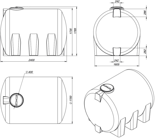 Емкость Н 5000л