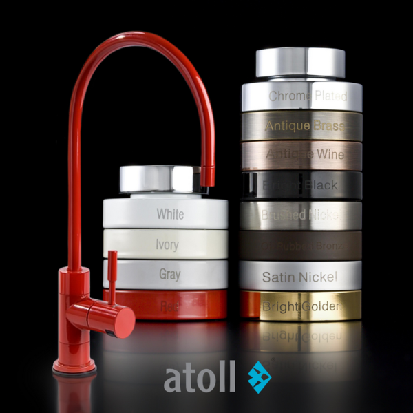 Кран рычажковый atoll A-8883-CP LED (хром) 2