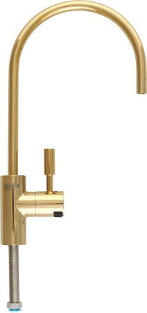 Кран рычажковый atoll A-8883-BG LED (золото)