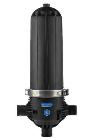 Колба для дискового фильтра Haiao 2" HF-A2 50 мкм (Т-образный, промывной)