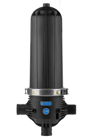 Колба для дискового фильтра Haiao 3" HF-A3 130 мкм (Т-образный, промывной)