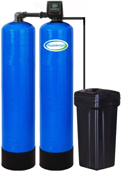 Фильтр умягчитель непрерывного действия Ruswater Twin Проматик (RWSTTP(100С5) 1252)