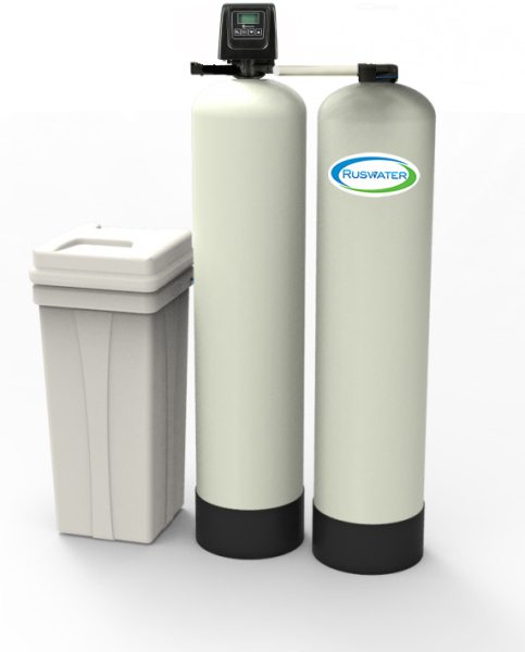 Фильтр умягчитель непрерывного действия Ruswater Twin Проматик (RWSTTP(100С5) 1054)