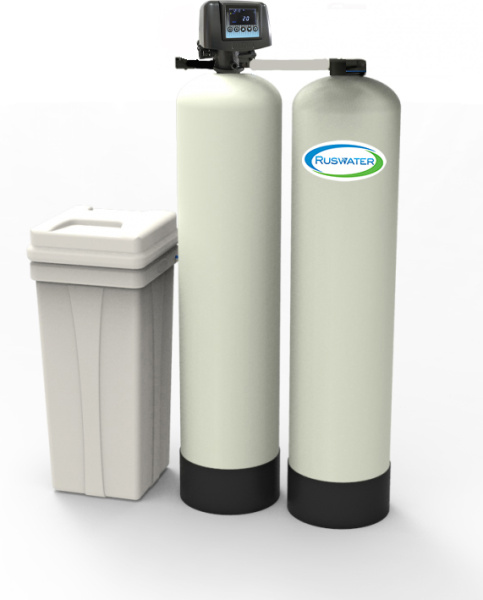 Фильтр умягчитель непрерывного действия Ruswater Twin Fobrite (RWSTTFB 1465)