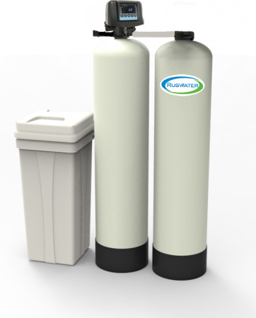 Фильтр умягчитель непрерывного действия Ruswater Twin Fobrite (RWSTTFB 0844)