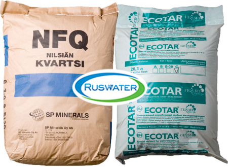 Комплект фильтрующих материалов Ruswater PRO Ecotar С