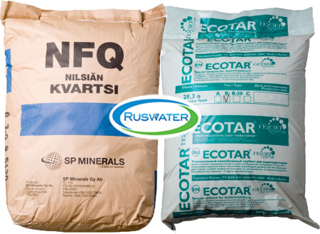 Комплект фильтрующих материалов Ruswater PRO Ecotar B Комплект фильтрующих материалов Ruswater PRO Ecotar B
