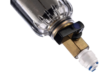 Бытовой магистральный фильтр Гейзер Бастион 7508095233 3/4" для холодной воды поворотный