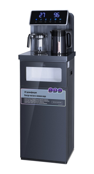 Кулер с чайным столиком Тиабар Ecotronic TB30-LNR UV dark grey  Кулер с чайным столиком Тиабар Ecotronic TB30-LNR UV dark grey