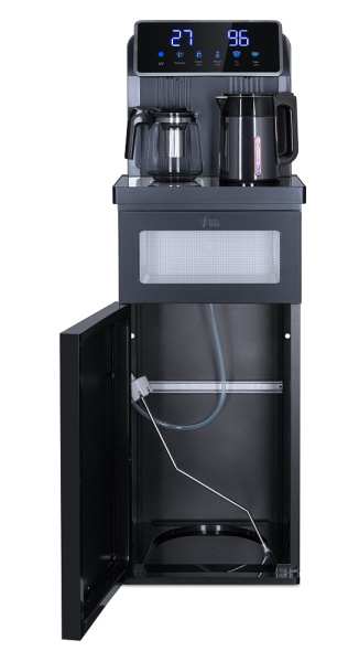 Кулер с чайным столиком Тиабар Ecotronic TB30-LNR UV dark grey  Кулер с чайным столиком Тиабар Ecotronic TB30-LNR UV dark grey