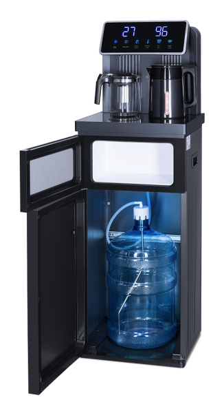 Кулер с чайным столиком Тиабар Ecotronic TB30-LNR UV dark grey  Кулер с чайным столиком Тиабар Ecotronic TB30-LNR UV dark grey