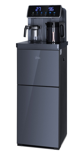 Кулер с чайным столиком Тиабар Ecotronic TB35-LFR dark grey с холодильником