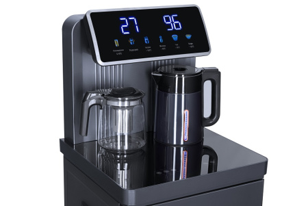 Кулер с чайным столиком Тиабар Ecotronic TB35-LFR dark grey с холодильником