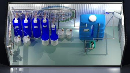 Блочно-модульная станция очистки воды