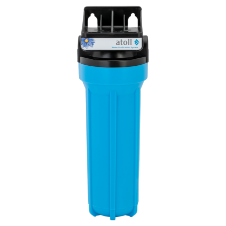 Корпус фильтра атолл Патриот SL10-1/2 синий c картриджем МП-5 (намотка)