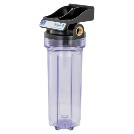 Корпус фильтра атолл Патриот SL10-3/4 прозрачный (без картриджа)